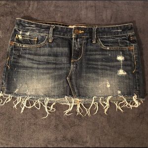 Abercrombie & Fitch denim miniskirt